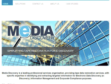 Tablet Screenshot of media-discovery.com